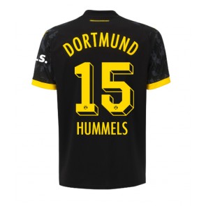 Borussia Dortmund Mats Hummels #15 Gostujuci Dres za Ženska 2023-24 Kratak Rukavima